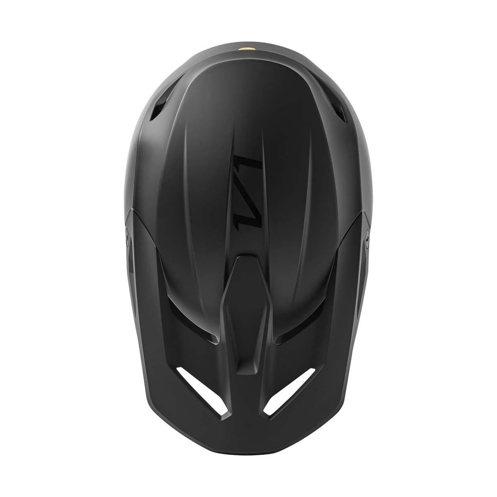 FOX Motocross Helm Jugend V1 Matte Black MIPS ECE