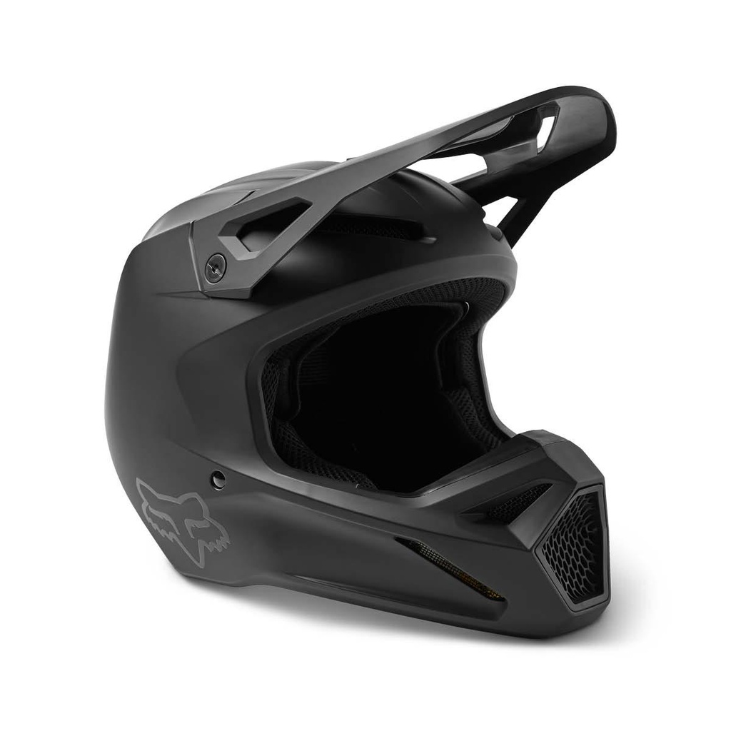 Cască FOX Motocross pentru tineret V1 Matte Black MIPS ECE